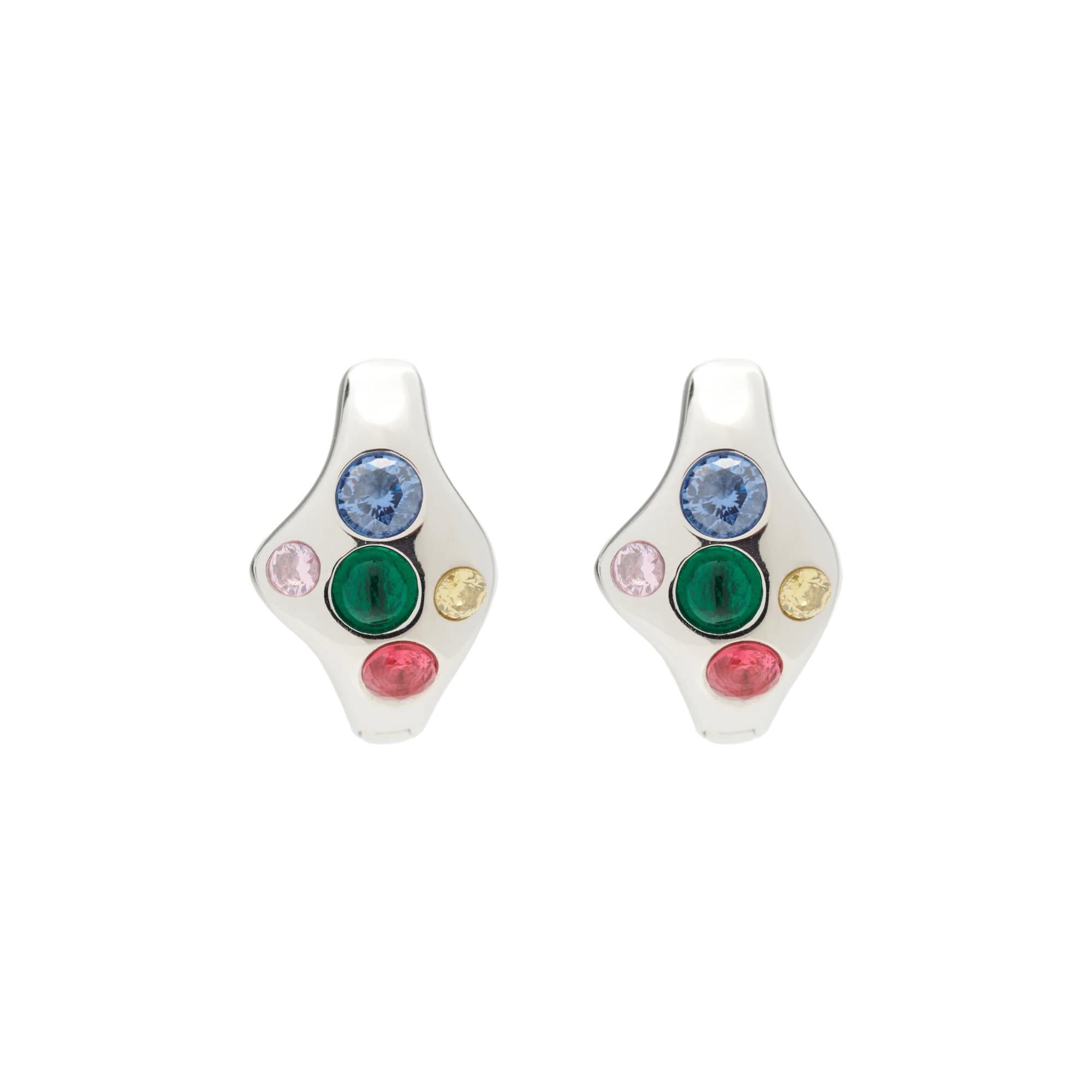 Collina Strada Bat Earrings Silver