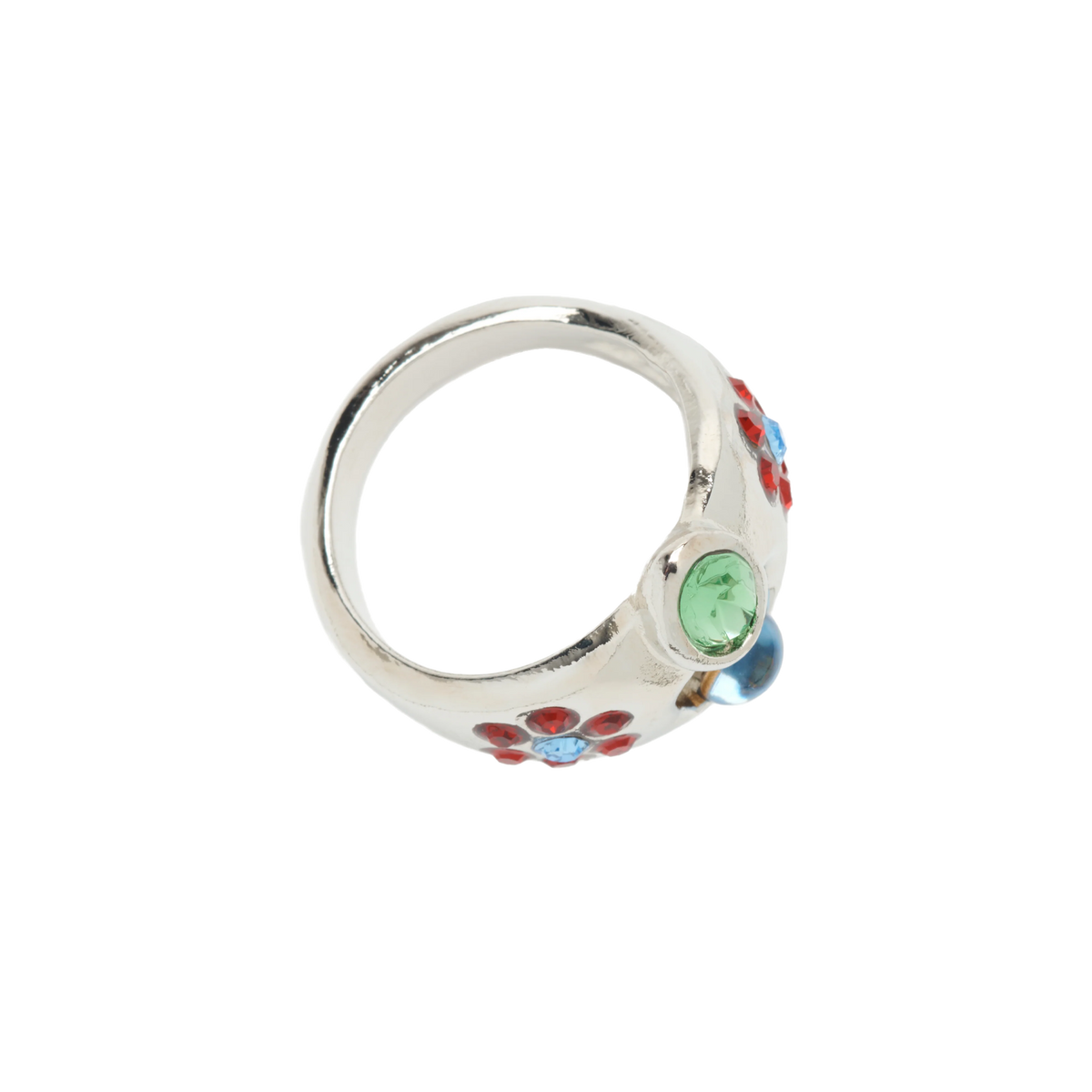 Collina Strada Cosmic Daisy Ring Sky Ruby