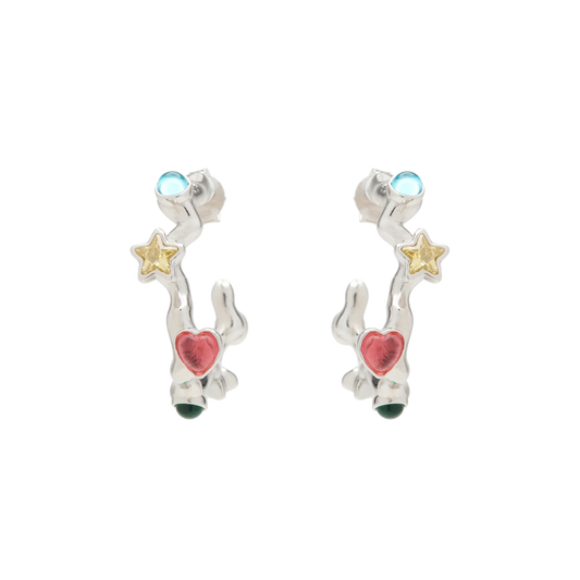 Collina Strada Florence Earrings Silver