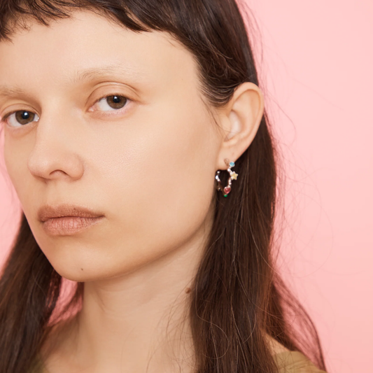 Collina Strada Florence Earrings Silver