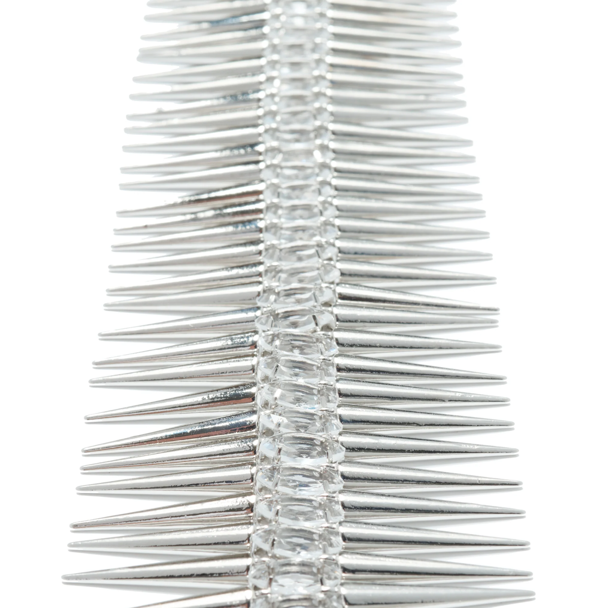 Collina Strada Goth Choker Silver Clear