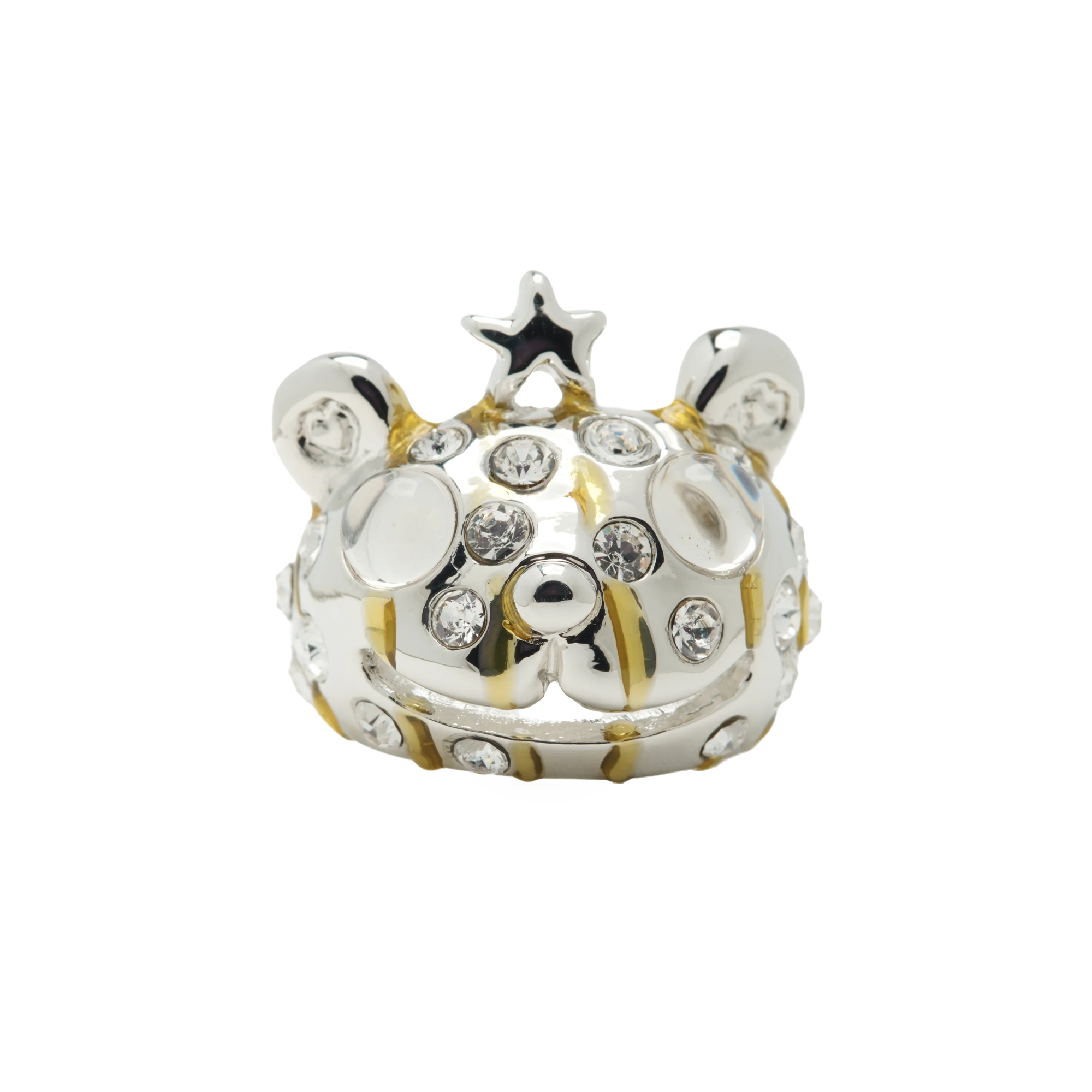 Collina Strada Princess Bear Ring Gold Stripe Freckles