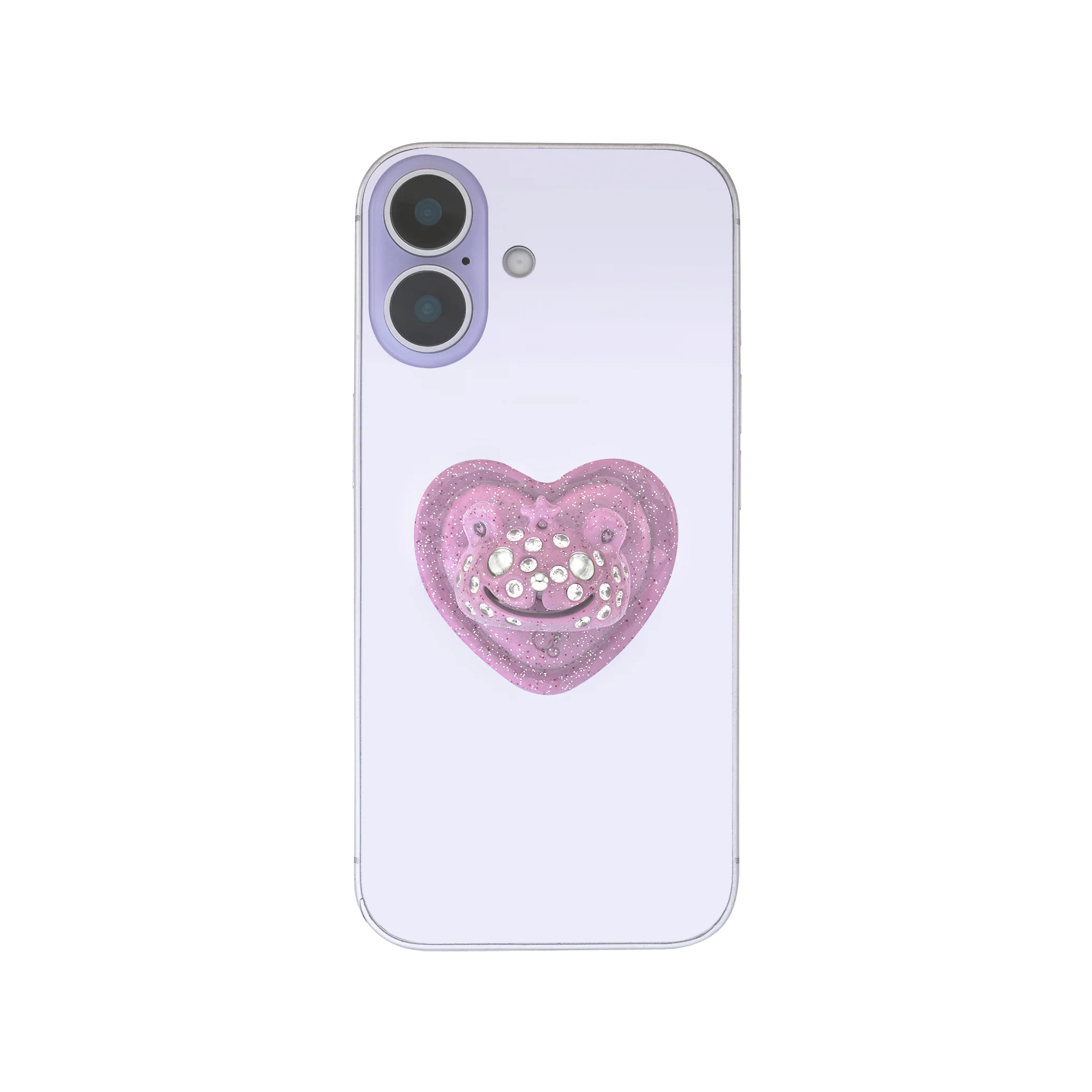 Stand Oil  x Collina Strada Princess Bear Grip Ring Pink Glitter