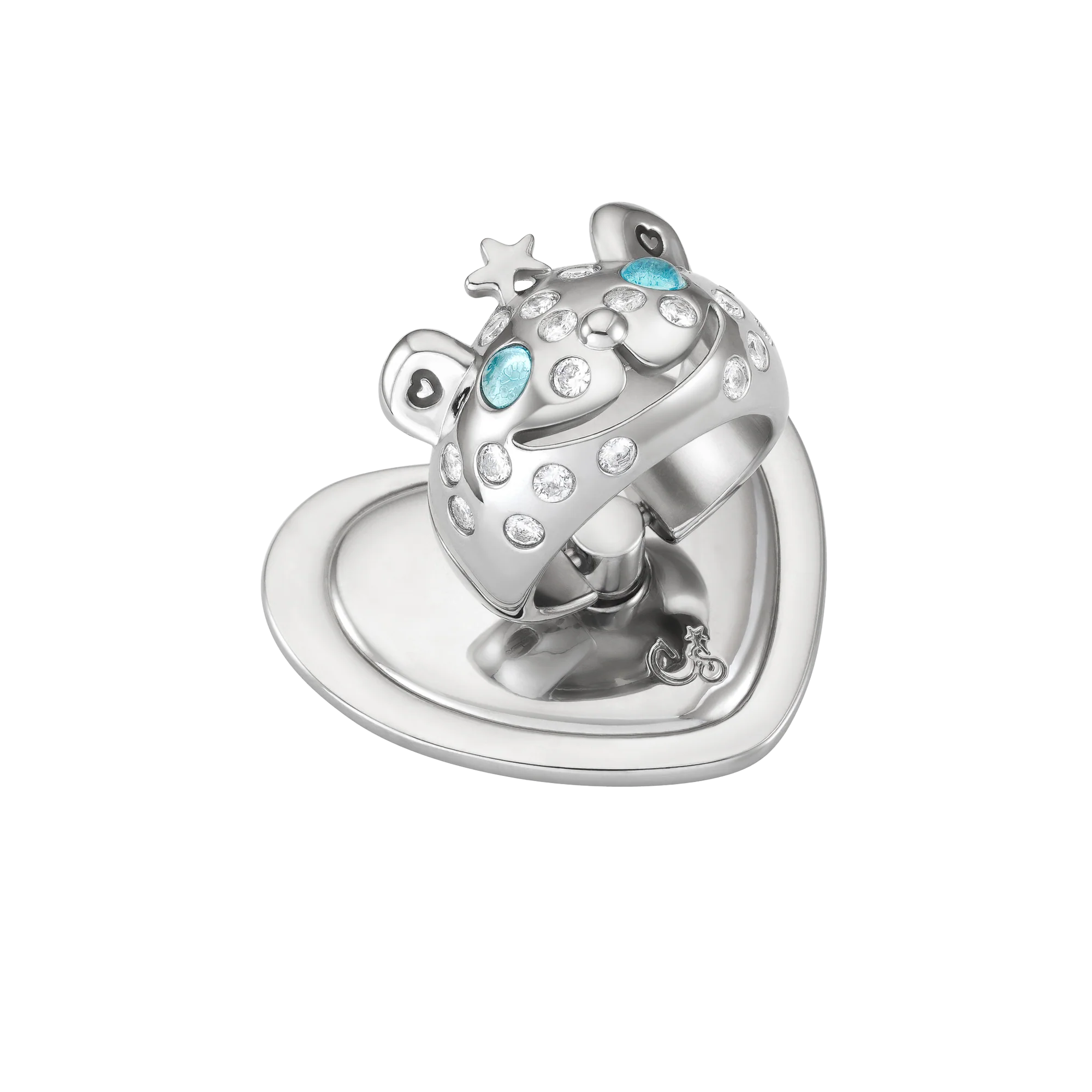 Stand Oil  x Collina Strada Princess Bear Grip Ring Silver