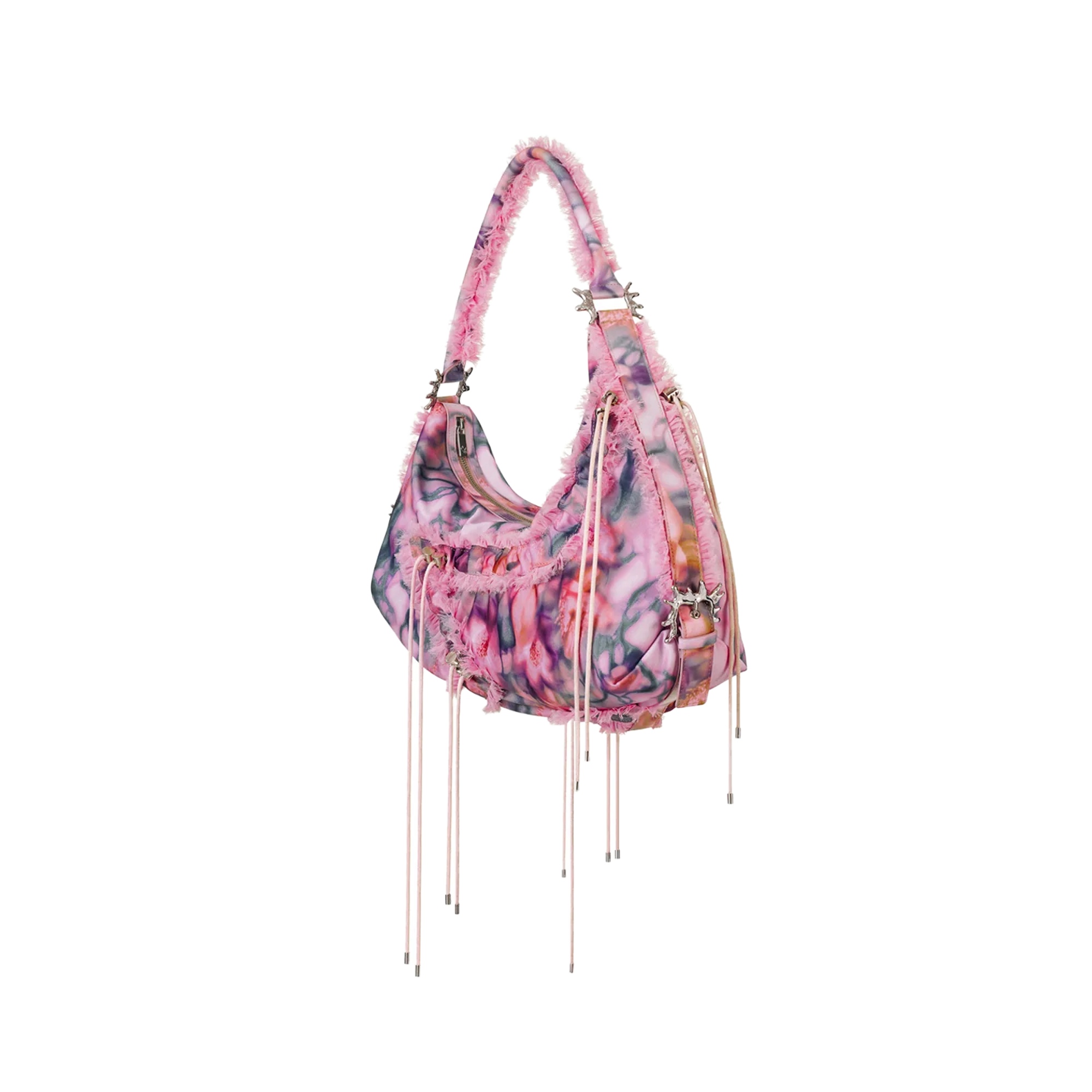 Stand Oil  x Collina Strada Star Mushy Bag Pink Barbed Floral
