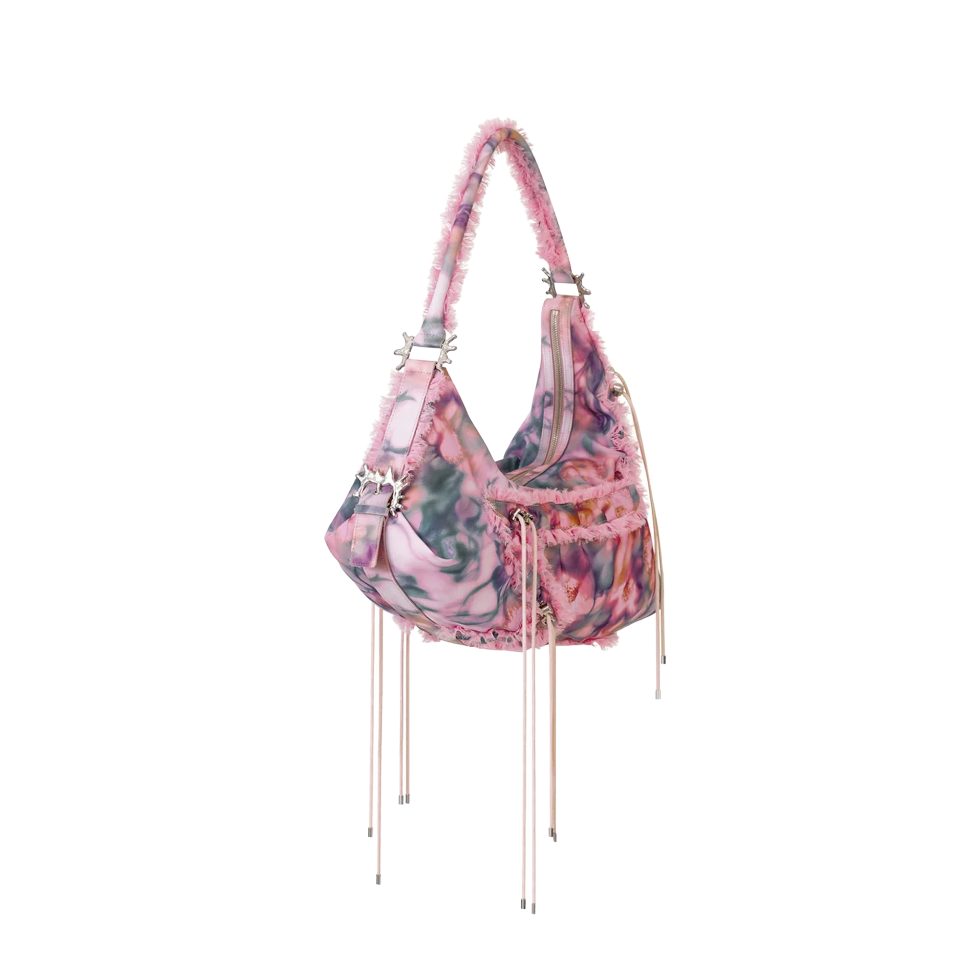 Stand Oil  x Collina Strada Star Mushy Bag Pink Barbed Floral