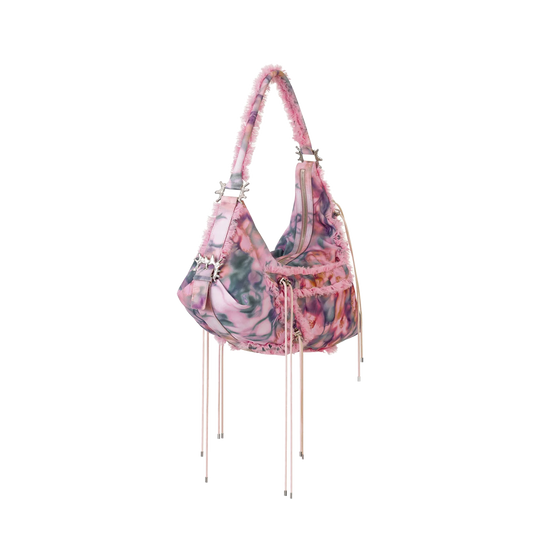 Stand Oil  x Collina Strada Star Mushy Bag Pink Barbed Floral