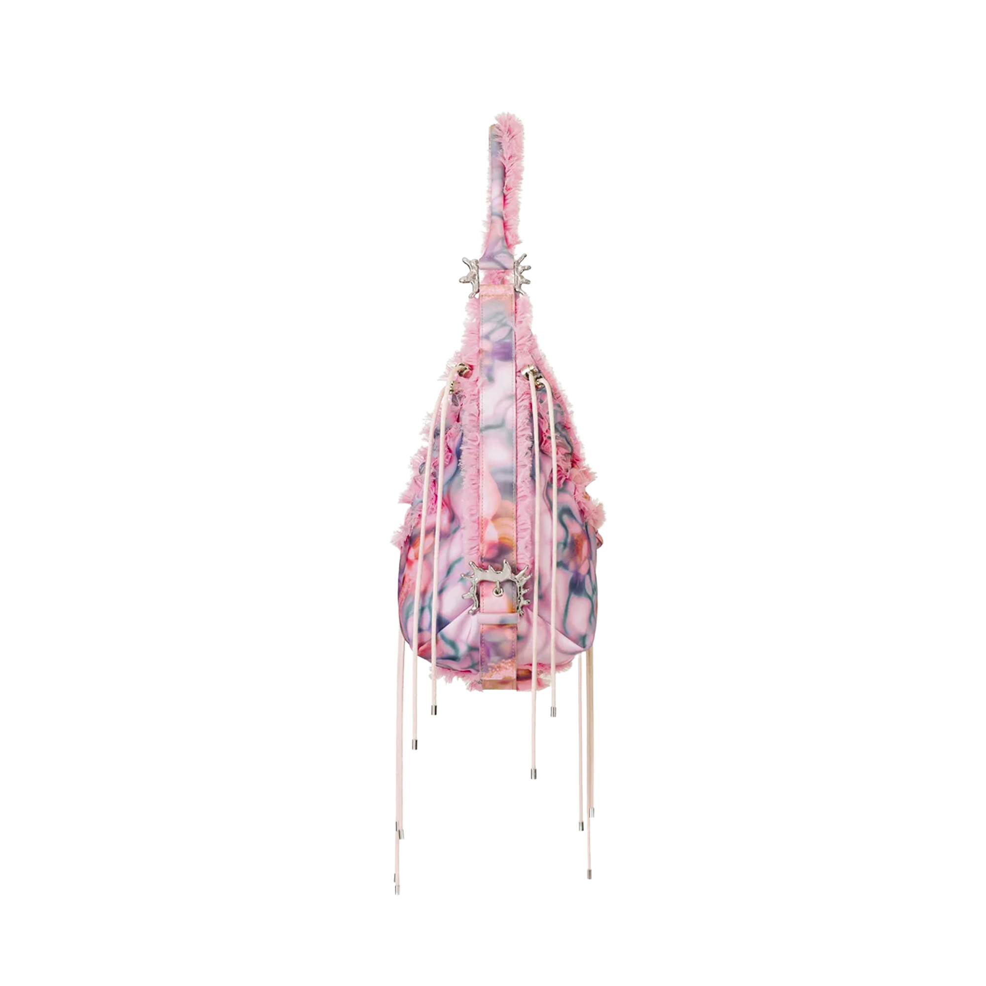 Stand Oil  x Collina Strada Star Mushy Bag Pink Barbed Floral