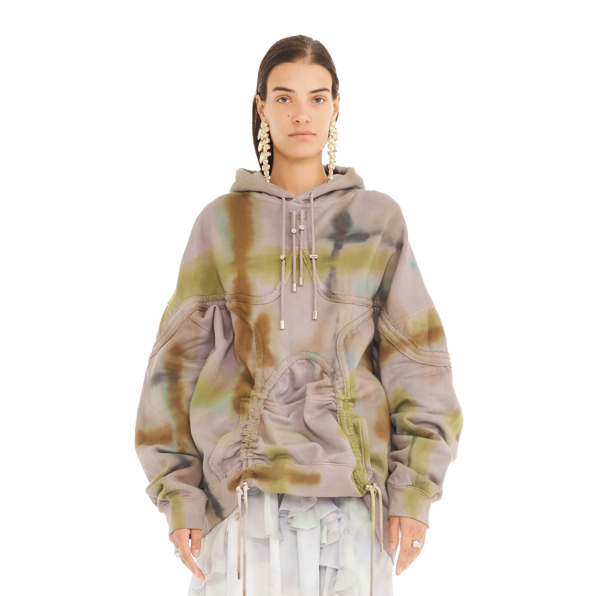 Collina Strada Star Hoodie Painted Fog