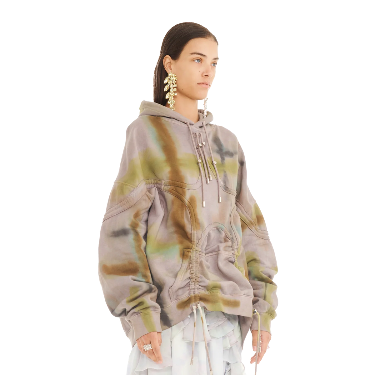 Collina Strada Star Hoodie Painted Fog