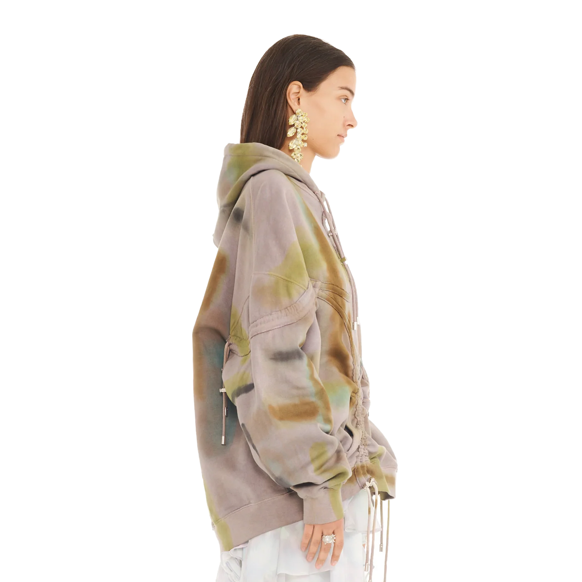 Collina Strada Star Hoodie Painted Fog
