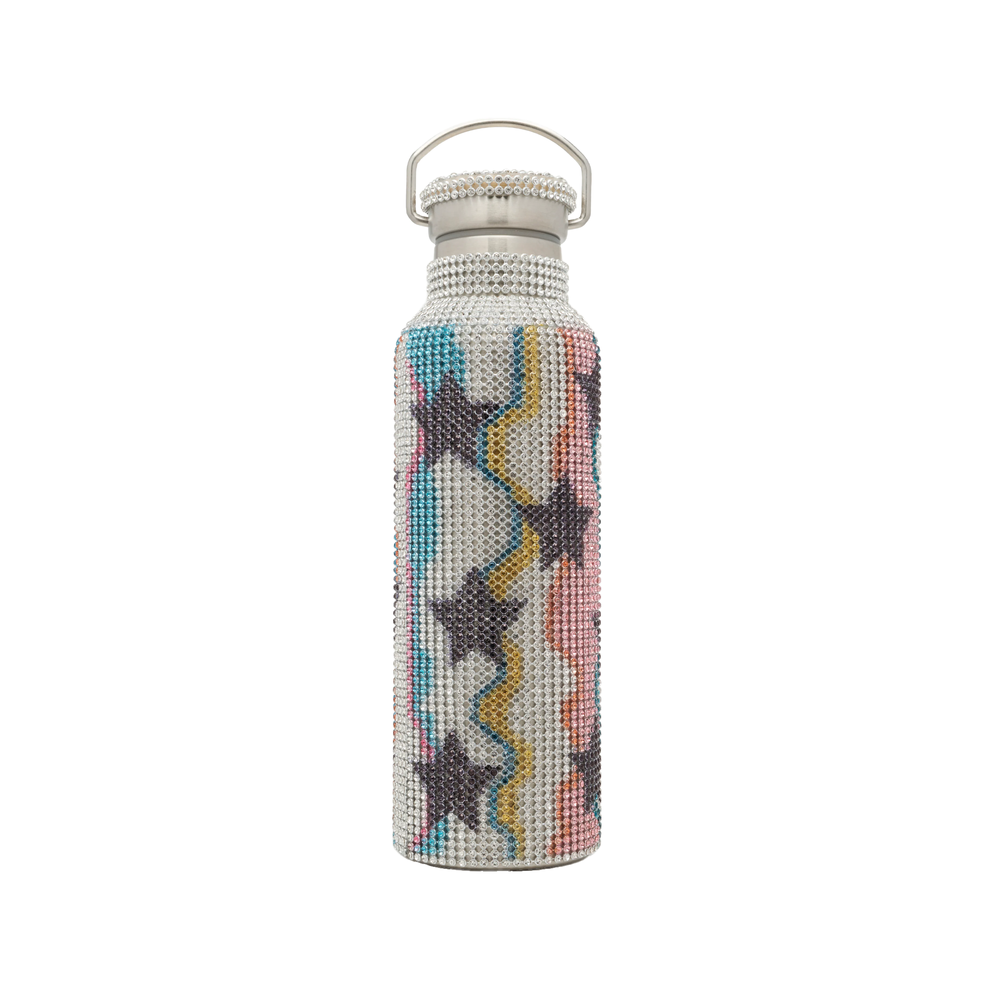 Collina Strada Water Bottle Star/Wavy Stripe