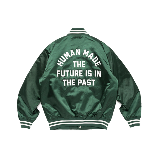 Human Made Nylon Stadium Jacket Green HM30JK038