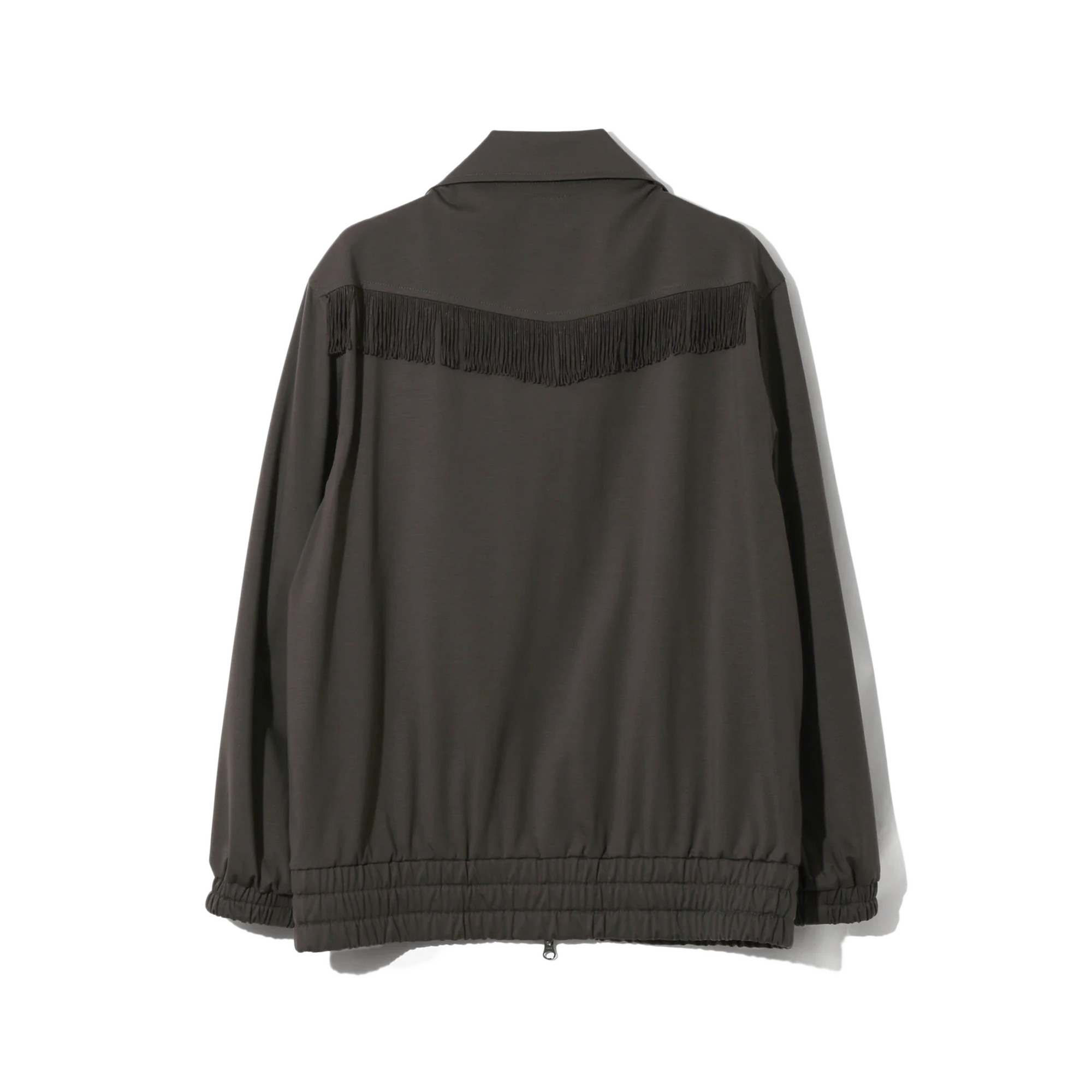 Needles Fringe Track Jacket High Count Jersey Charcoal