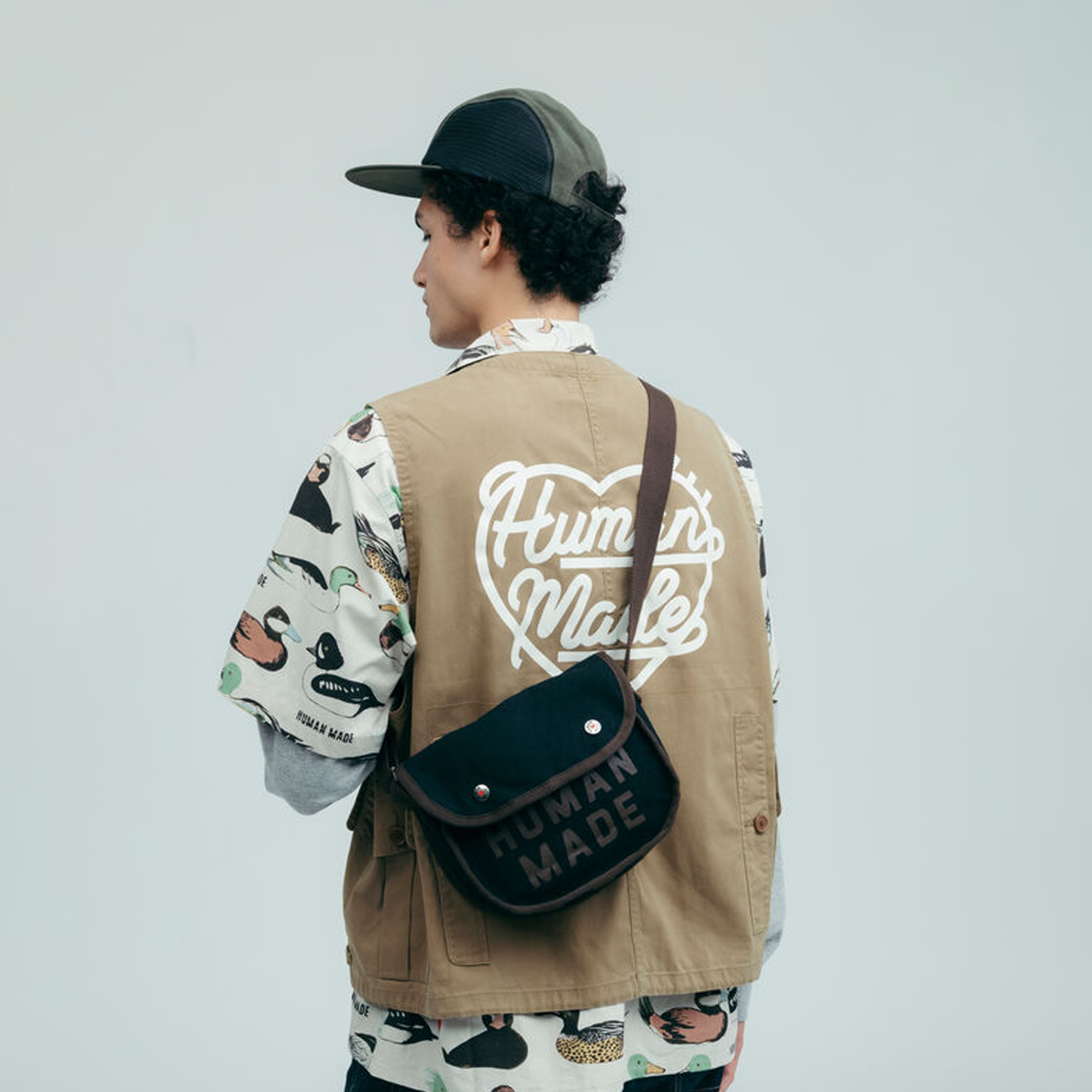 Human Made Shoulder Bag Black HM31GD046