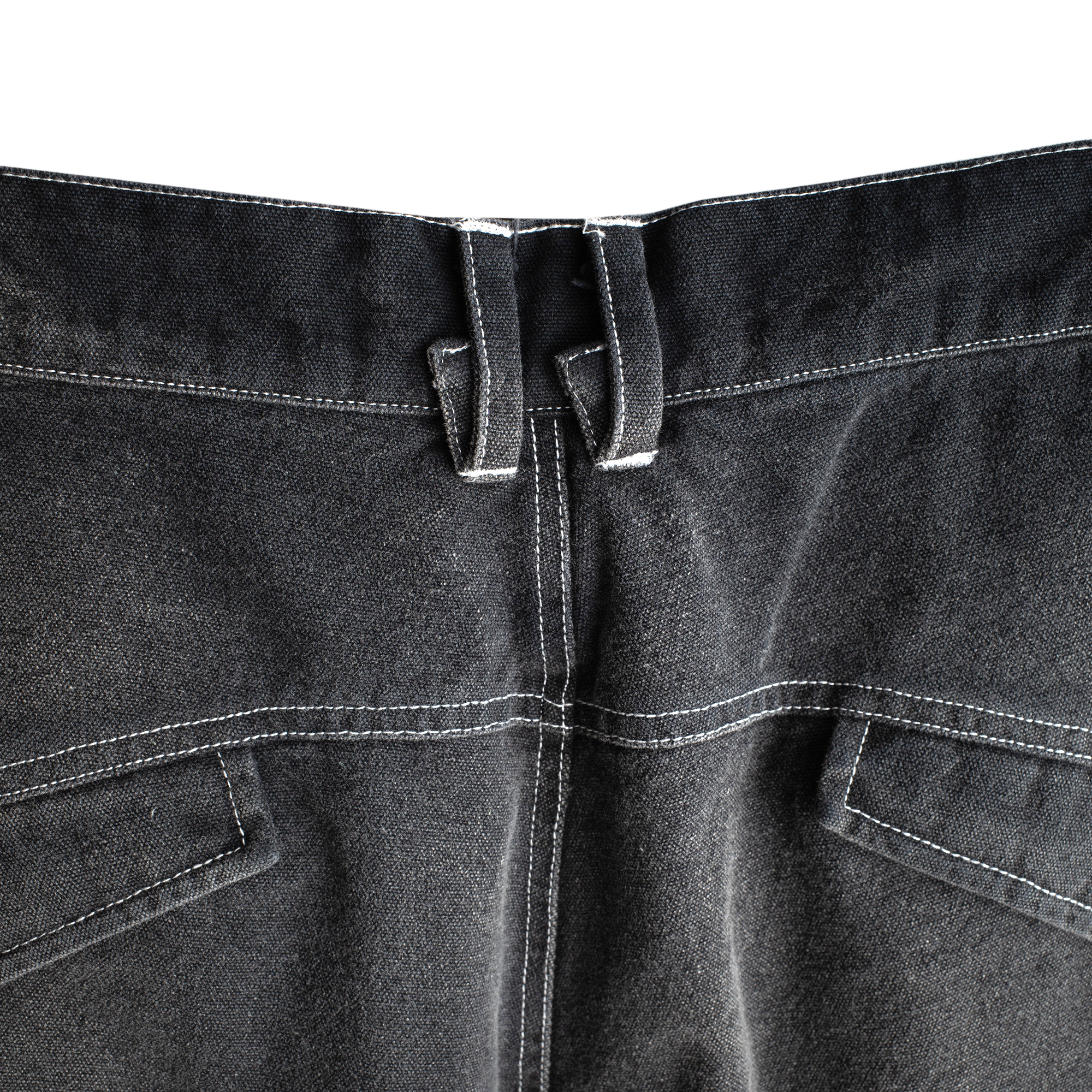 Jungles Jungles Sun Bleached Slant Pant Washed Black