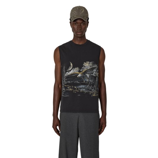 ROA Fai Sleeveless T-Shirt Washed Black