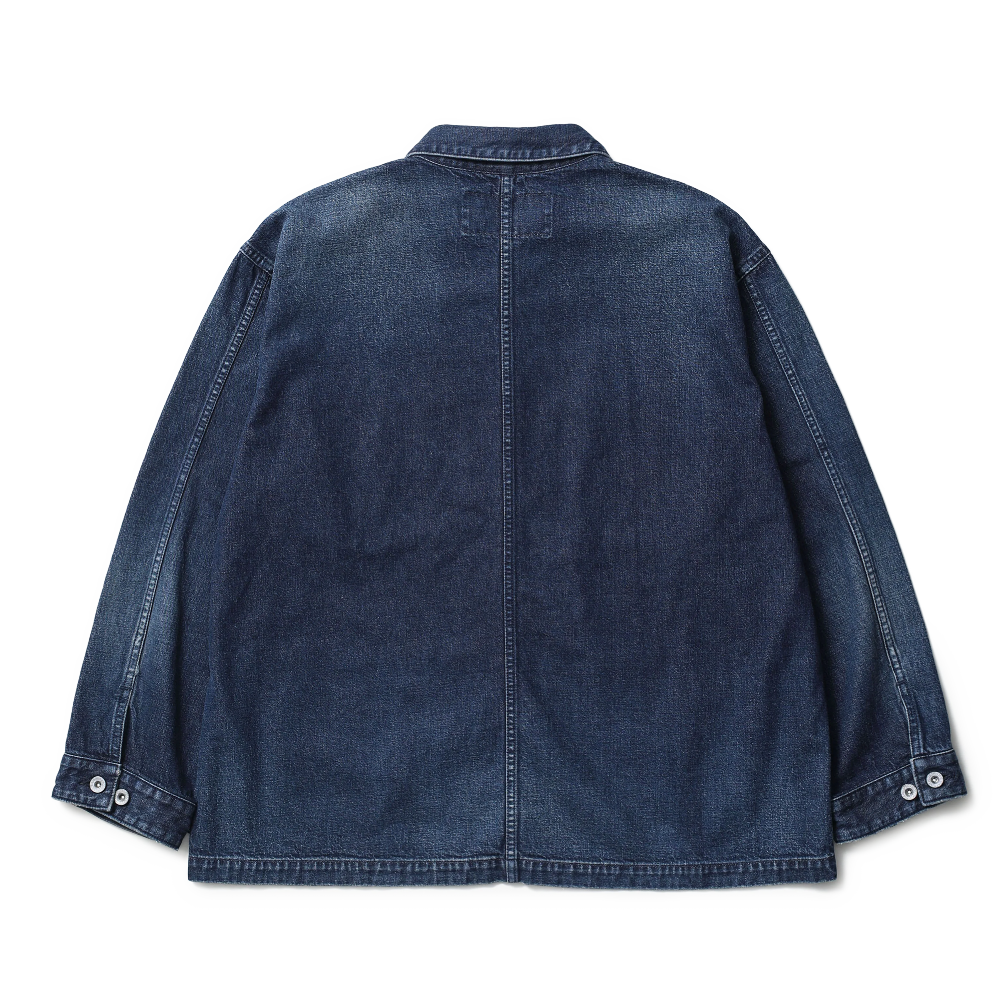 Neighborhood Washed Denim Coverall Jacket Indigo