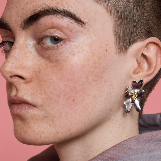 Collina Strada Daisy Earring Lemon