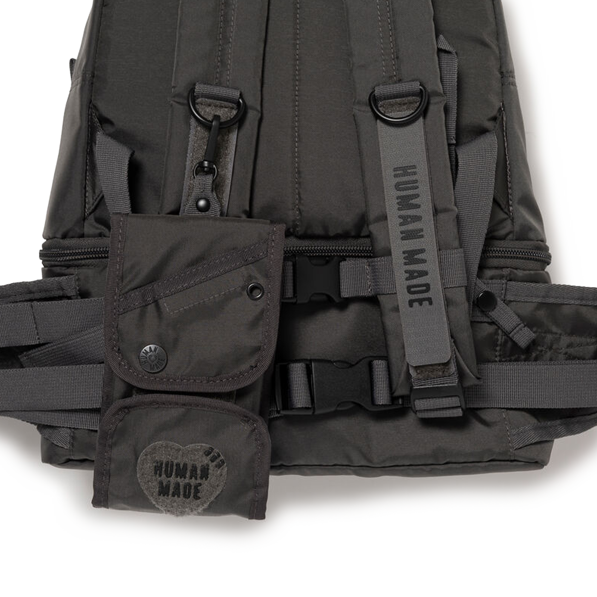 Human Made Military Pouch Gray HM31GD041