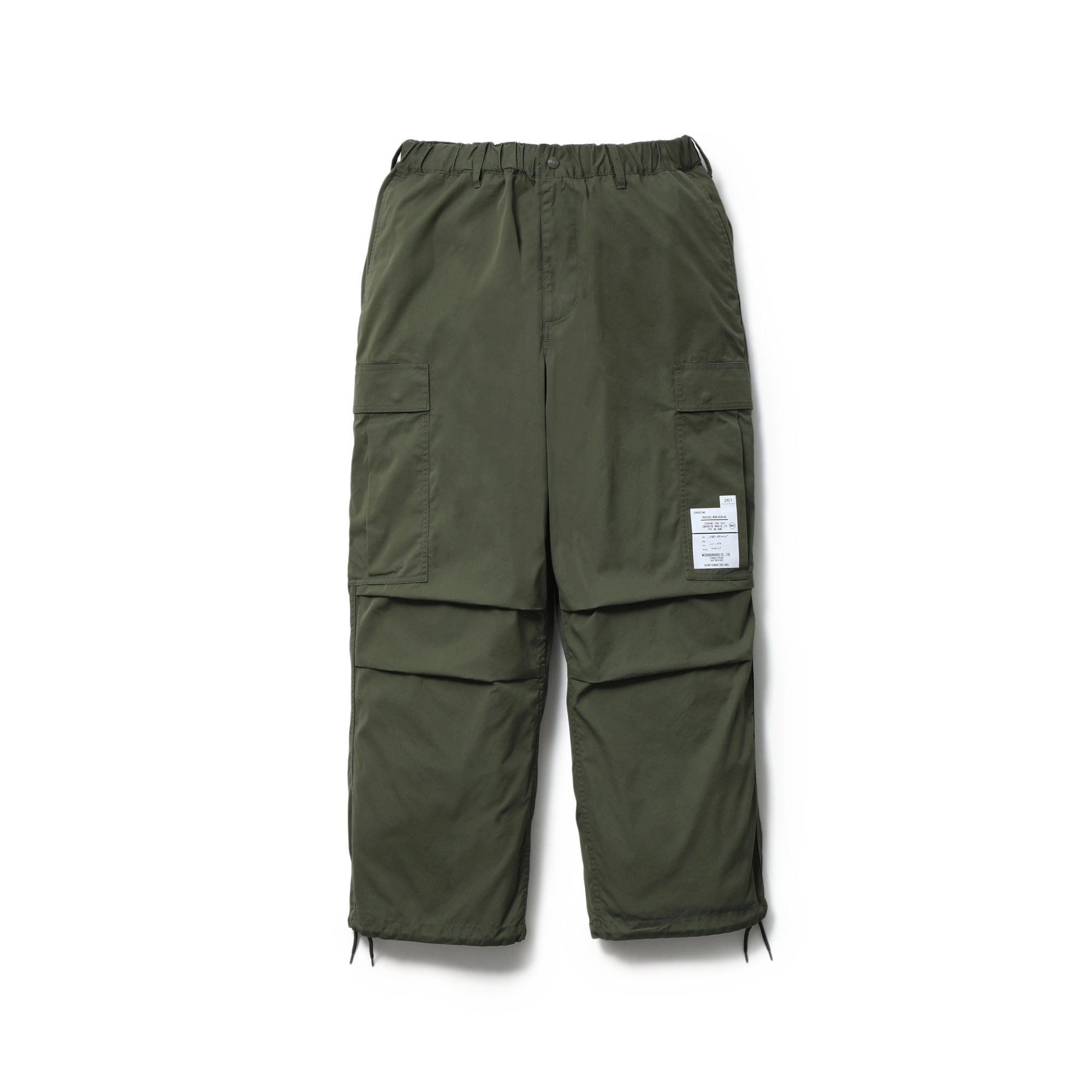 Neighborhood Wide Cargo Pants Olive Drab 261SPNH-PTM03OD