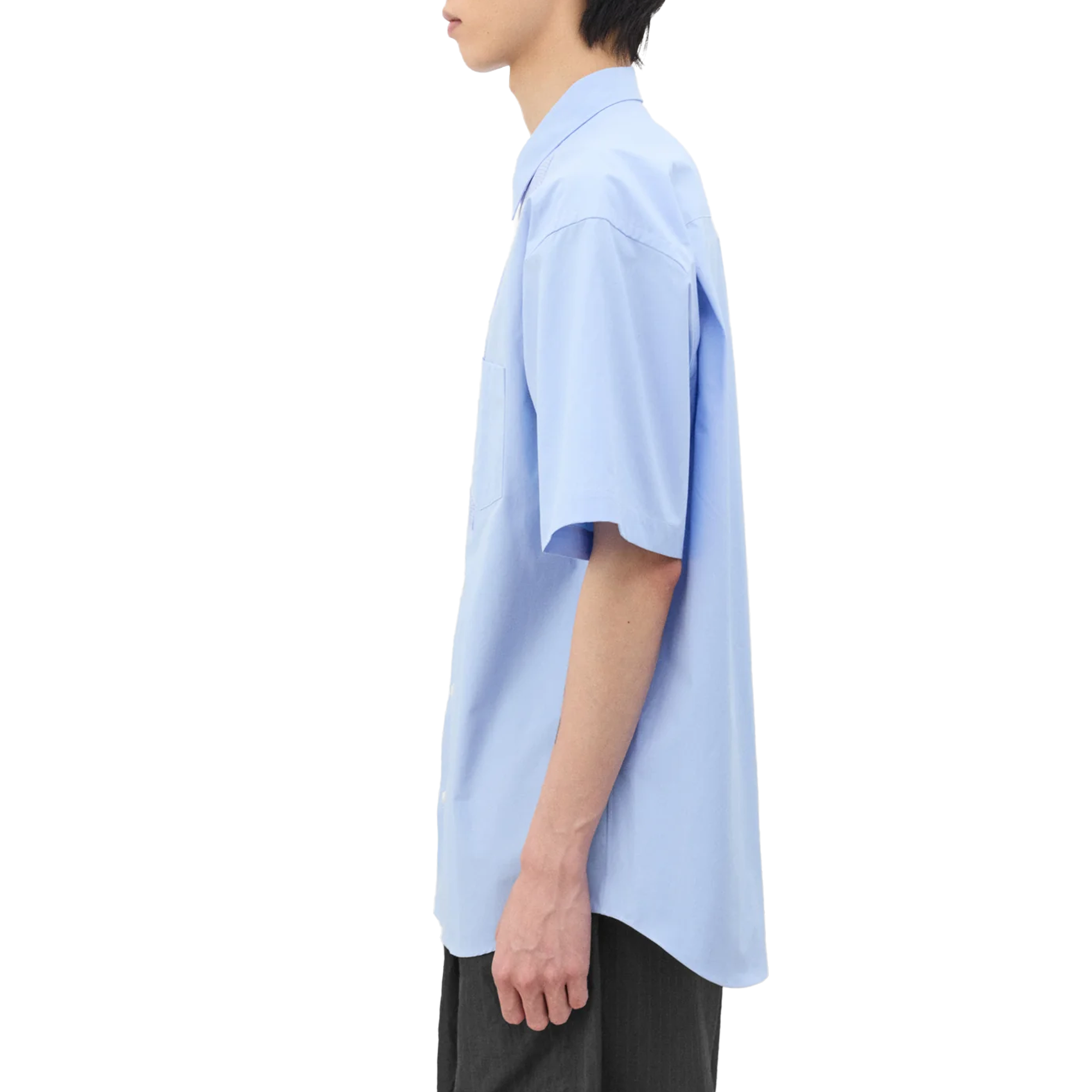 Comme des Garcons Homme Mix Panel Shirt HQ-B017-051 Saxe