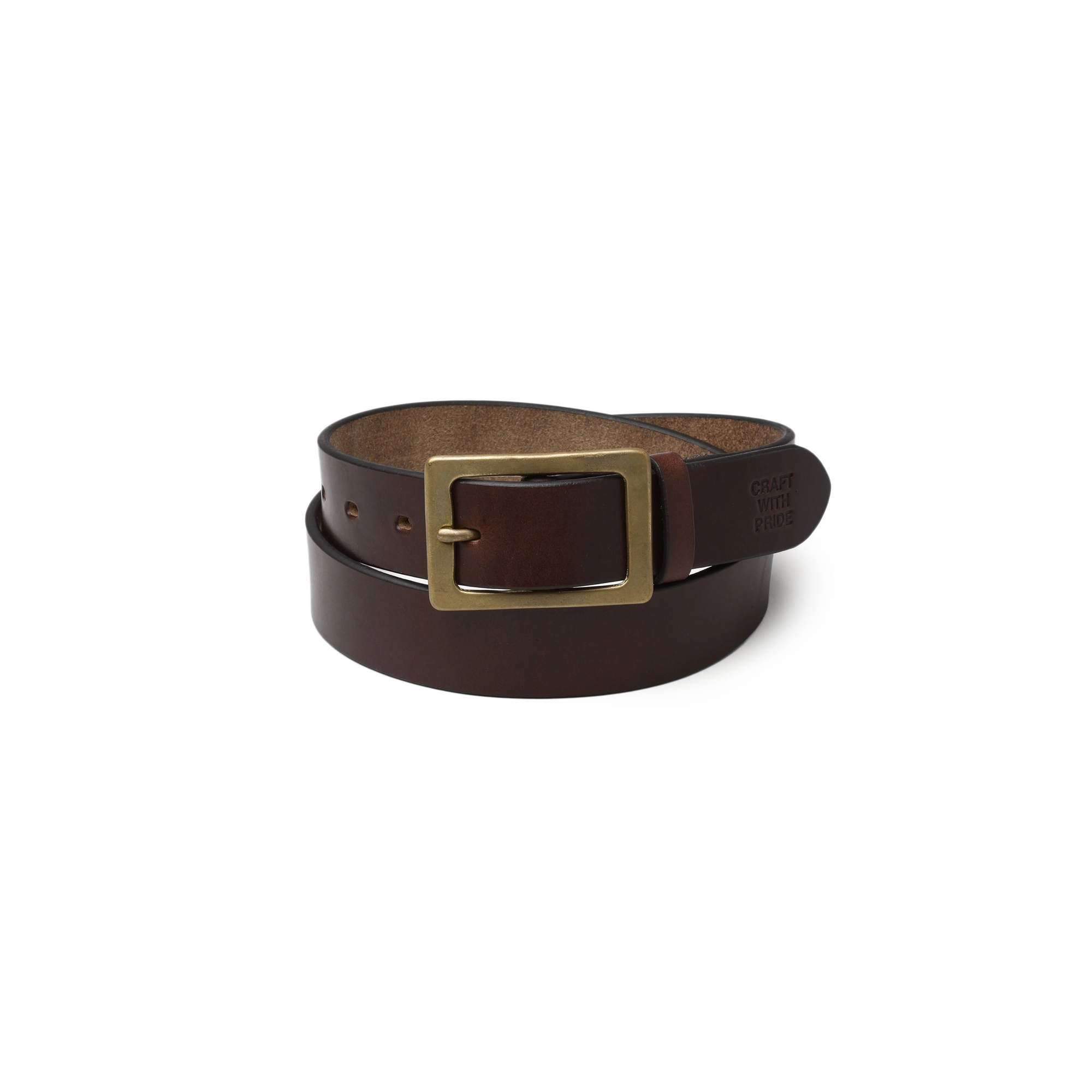 Neighborhood Leather Belt Brown