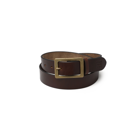 Neighborhood Leather Belt Brown