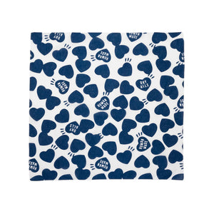 Human Made Heart Big Bandana Navy HM29GD075N