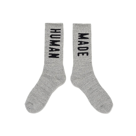 Human Made HM Logo Socks Gray HM29GD062G