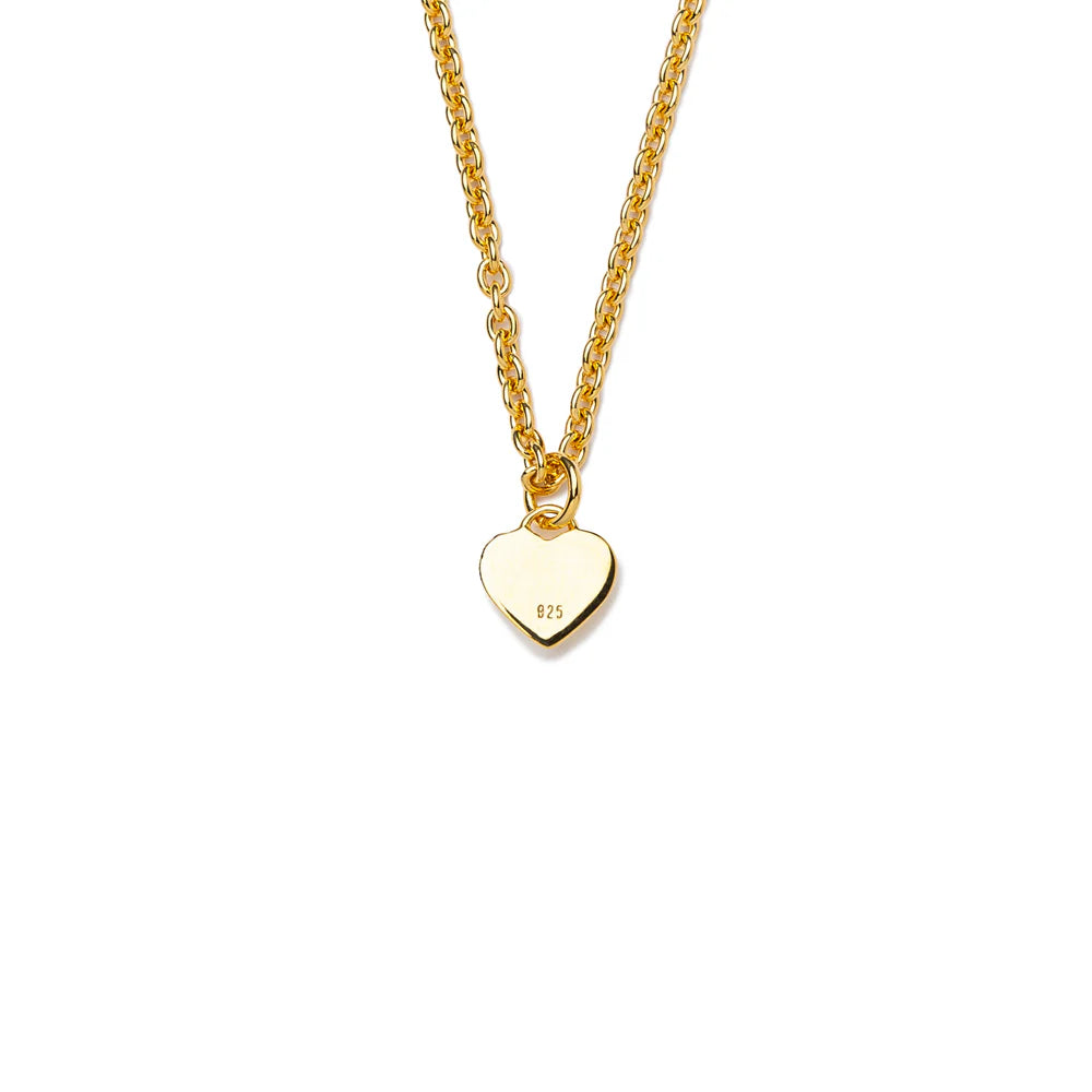 Human Made Heart Silver Necklace Gold HM29GD071G