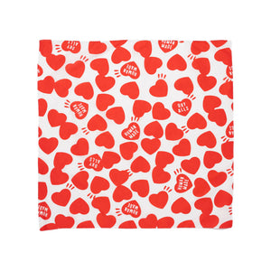 Human Made Heart Big Bandana Red HM29GD075R