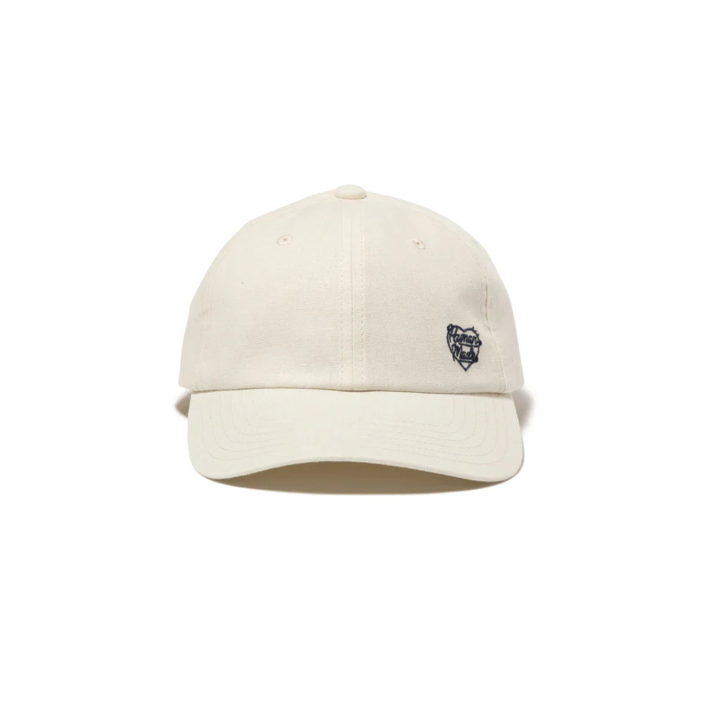 Human Made 6Panel Linen Cap White HM29GD046W