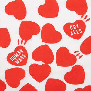 Human Made Heart Big Bandana Red HM29GD075R