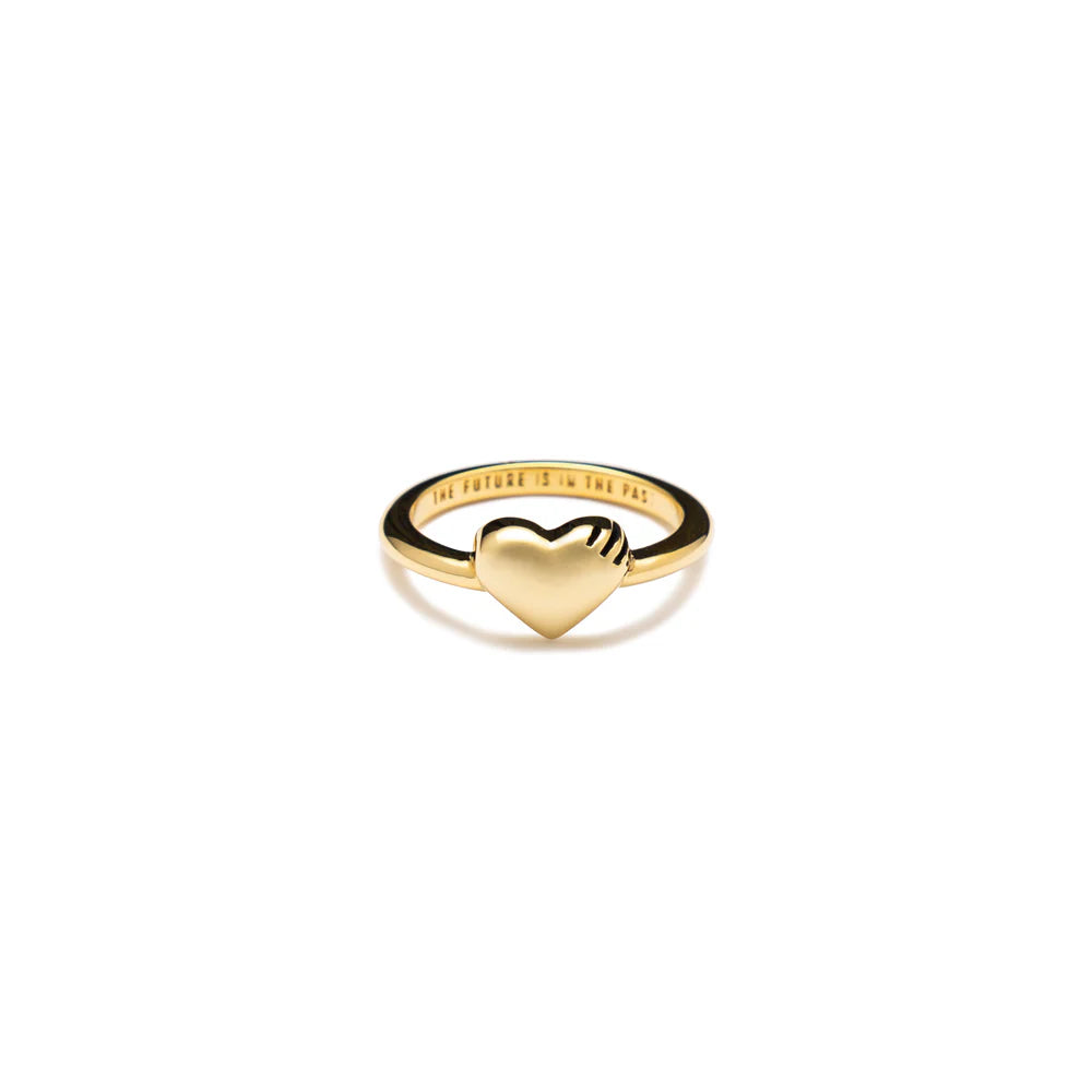 Human Made Heart Silver Ring Gold HM29GD068G