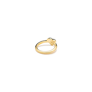 Human Made Heart Silver Ring Gold HM29GD068G