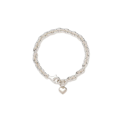 Human Made Heart Silver Bracelet Silver HM29GD070S