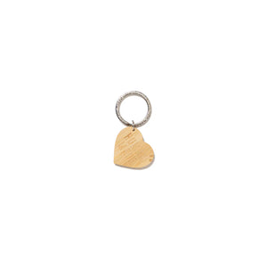 Human Made Heart Bamboo Keyring Beige HM29GD085