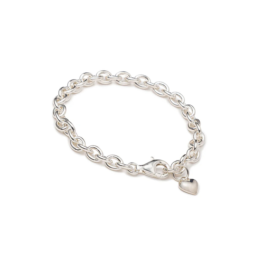 Human Made Heart Silver Bracelet Silver HM29GD070S
