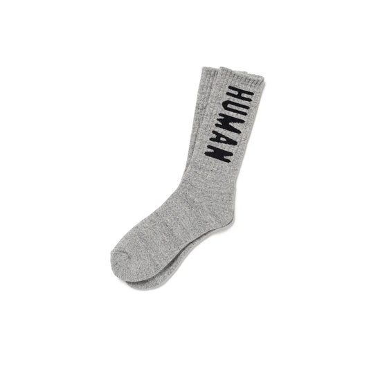 Human Made HM Logo Socks Gray HM29GD062G