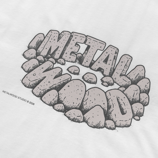 Metalwood Stonehenge T-Shirt White