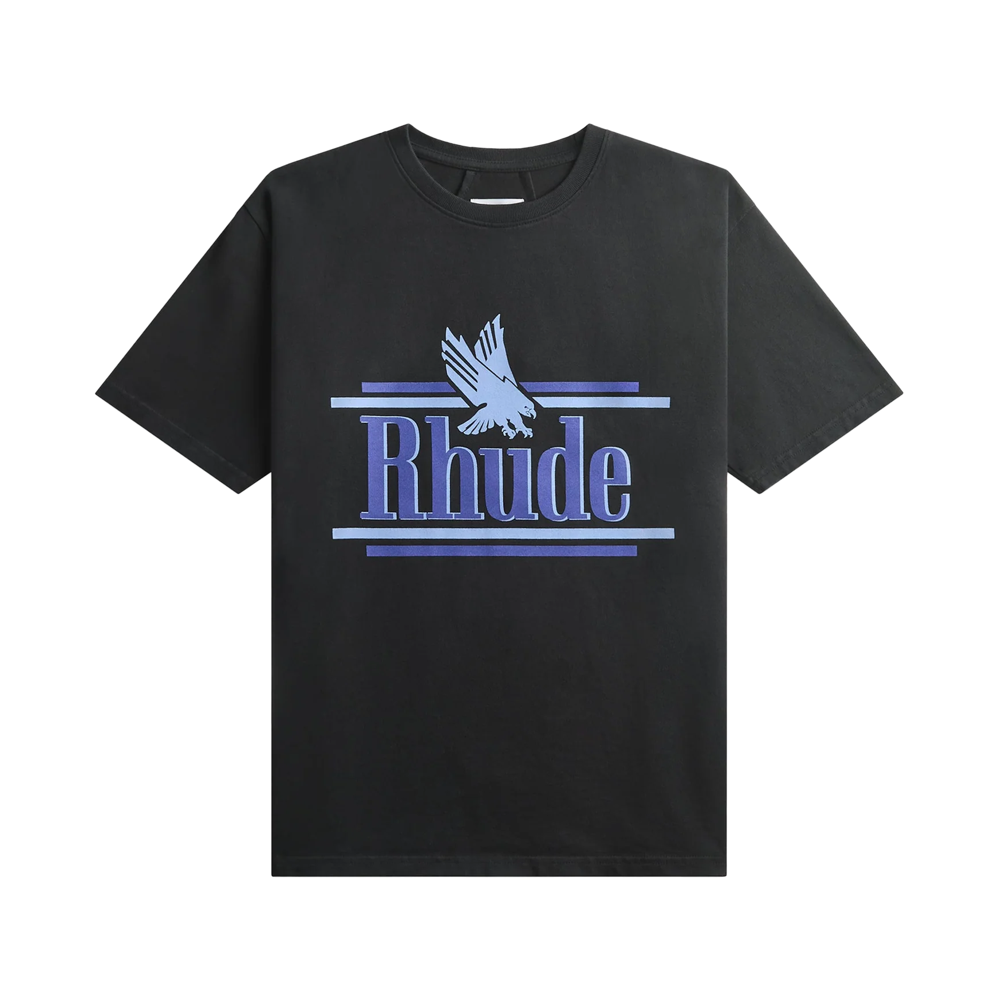 R H U D E Rossa T-Shirt Vintage Black/Blue