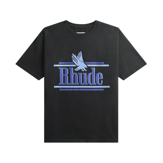 R H U D E Rossa T-Shirt Vintage Black/Blue