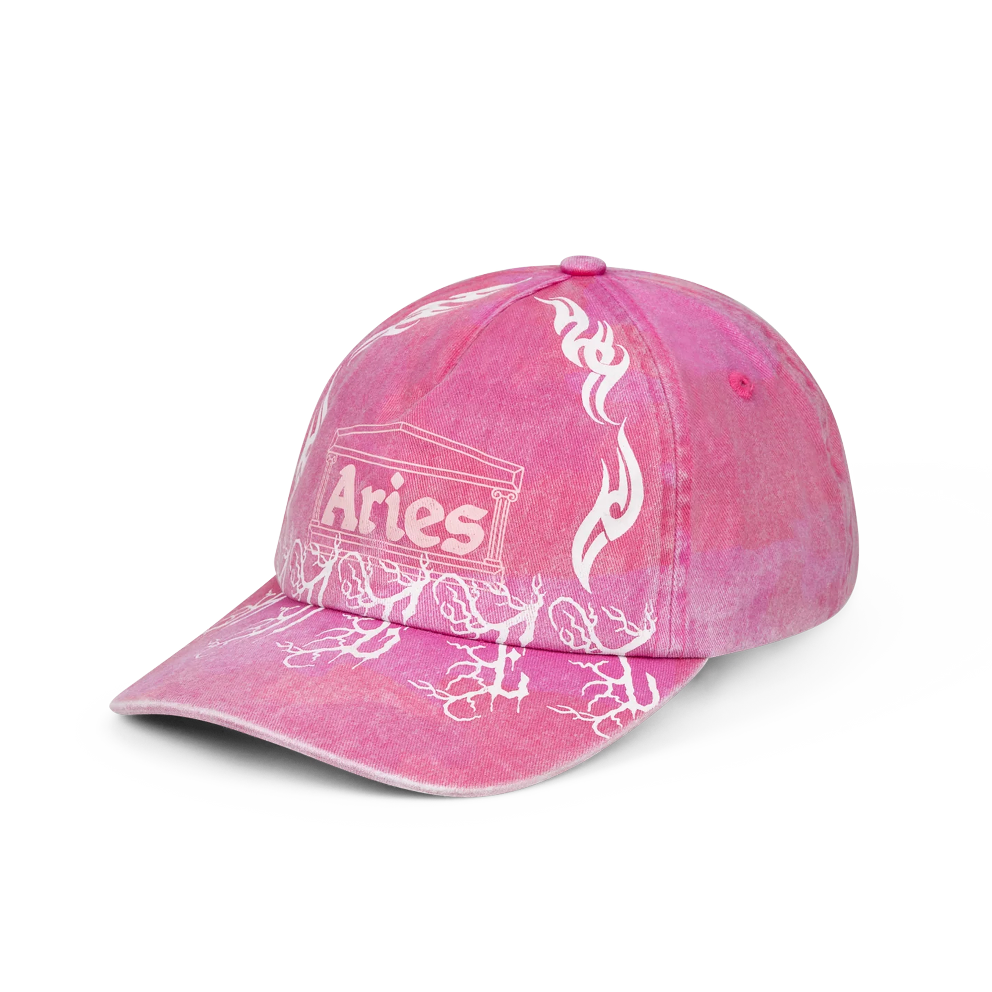 Aries Camo Angel Temple Cap Pink