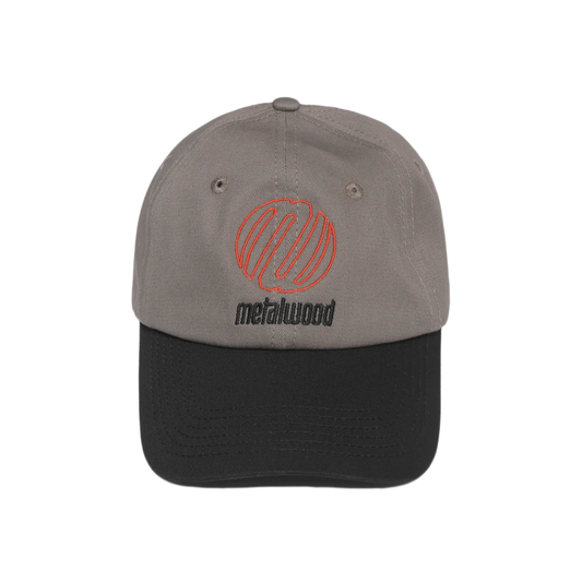 Metalwood Team Logo Dad Hat Grey