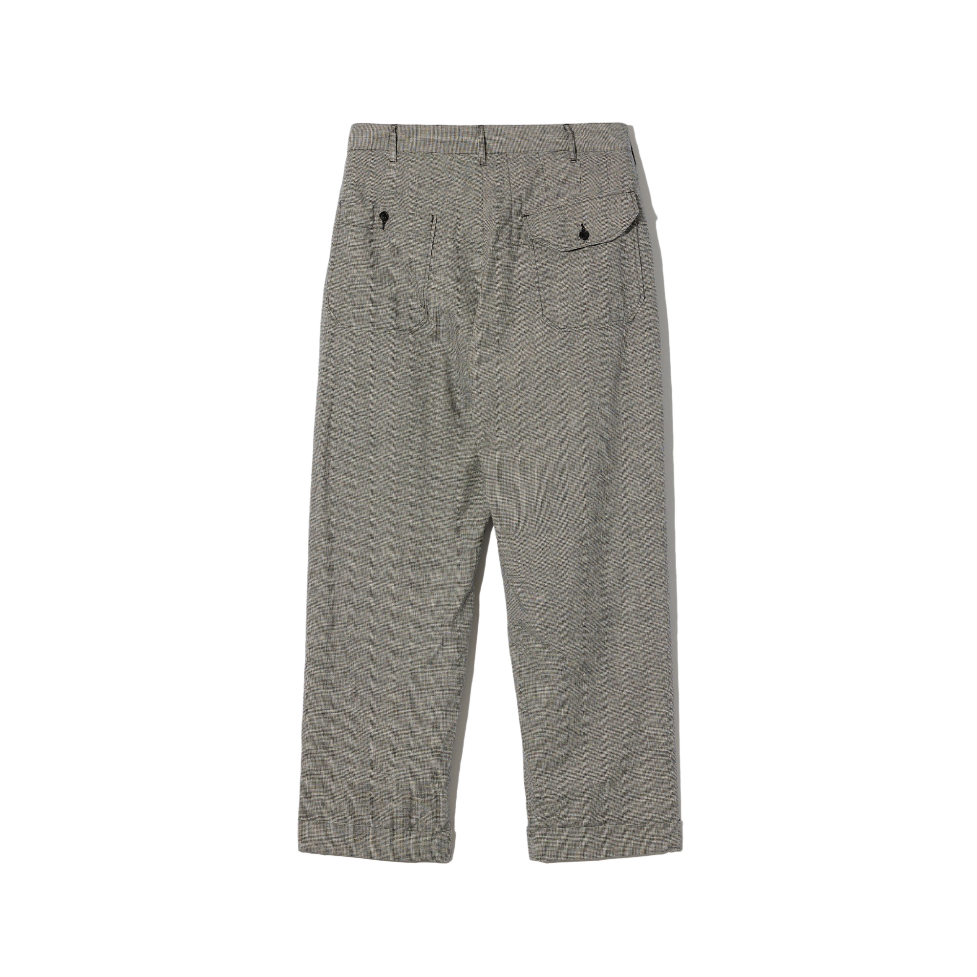 Engineered Garments Carlyle Pant Black/Grey CL Houndstooth
