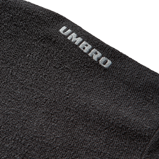 Umbro Lasered Masked Hoodie Washed Black