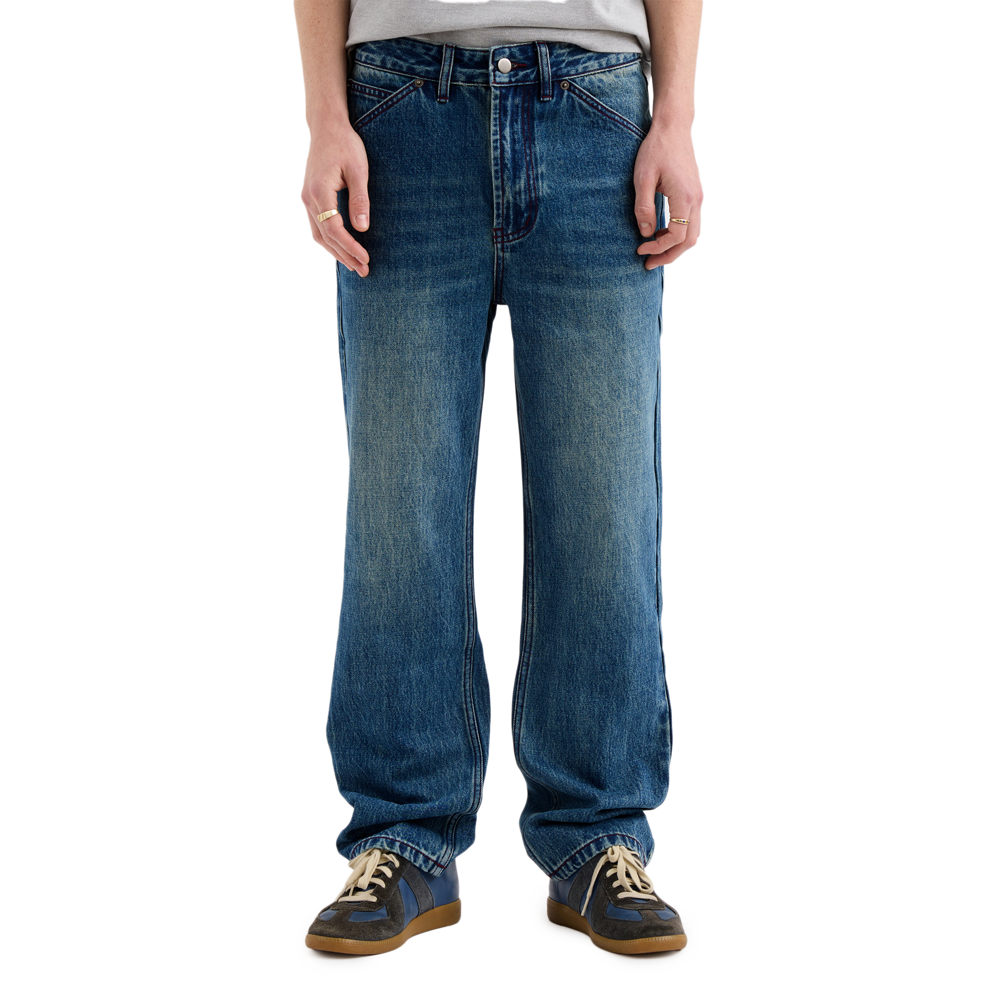 Pseushi Standard Cut Vintage Wash Denim