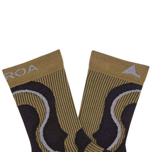 ROA Technical Socks Brown FW25