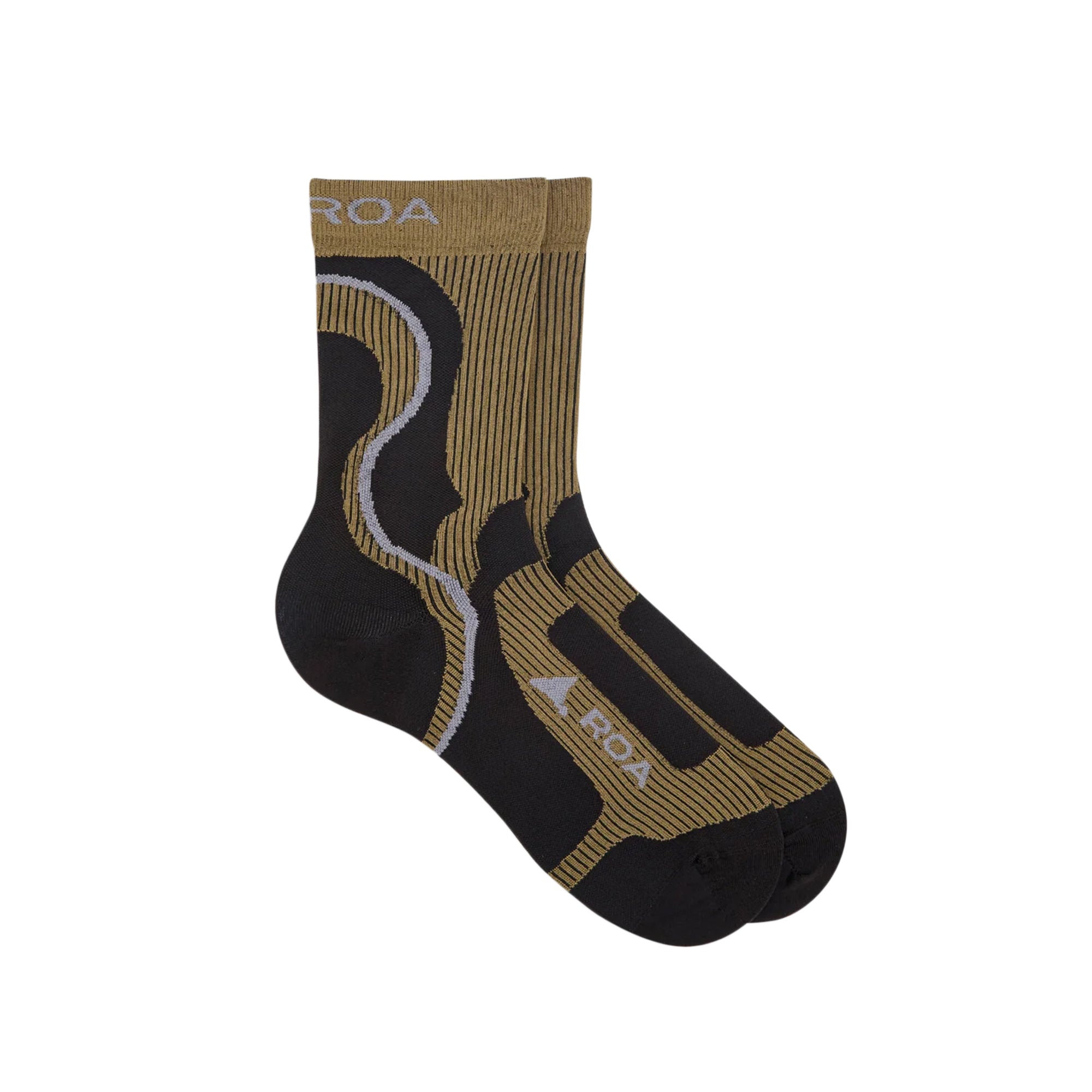 ROA Technical Socks Brown FW25